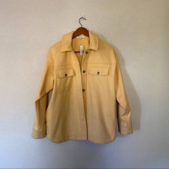 Madewell Brushed Herringbone Knit Shirt 